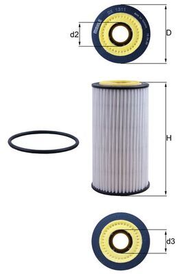 Eļļas filtrs - OX 1311D