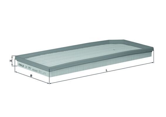 Gaisa filtrs - LX 1751