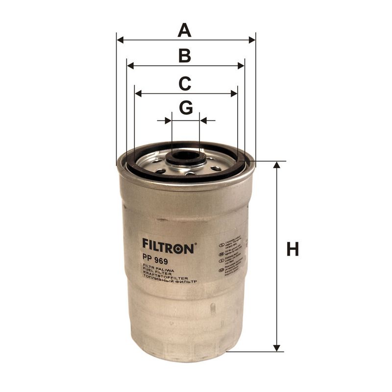 Degvielas filtrs - PP 969