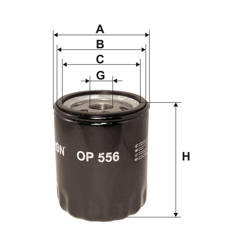Eļļas filtrs - OP 556