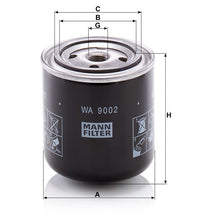 Jäähdytysnestesuodatin - WA 9002