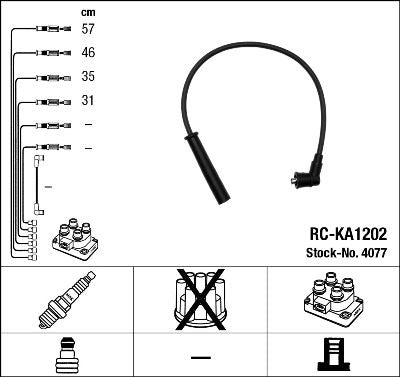 Sytytysjohtosarja - 4077