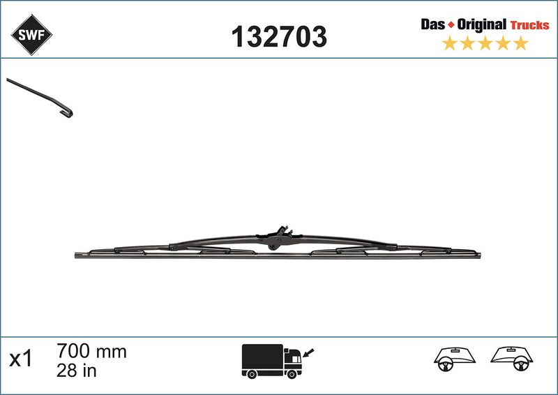 Stikla tīrītāja slotiņa - 132703