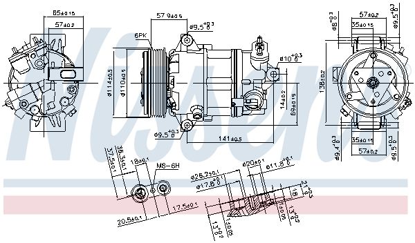 Kompressori, ilmastointilaite - 890056