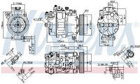 Kompressori, ilmastointilaite - 890070