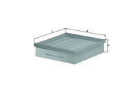 Gaisa filtrs - LX 1049