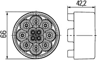 Gabarītlukturi - 2PF 009 001-521