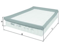 Gaisa filtrs - LX 2878