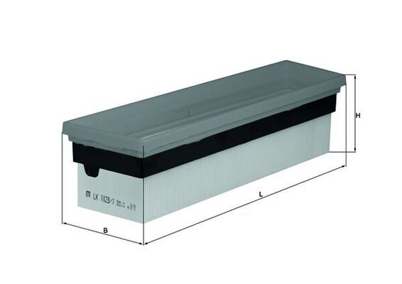 Gaisa filtrs - LX 1823/1