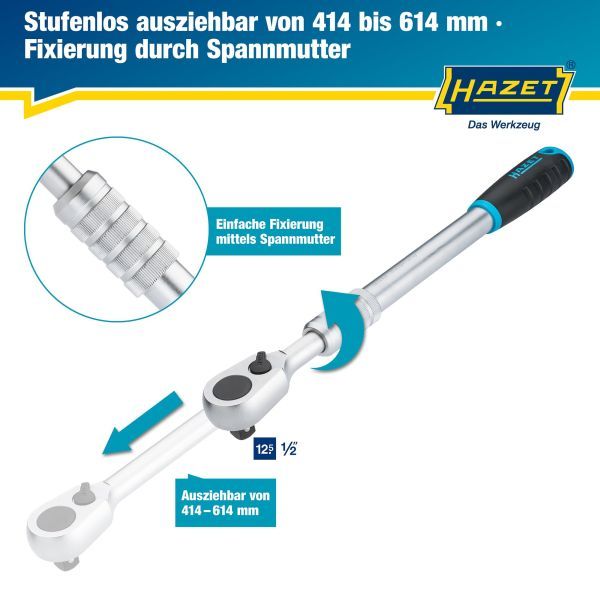 Uzgriežņu atslēga ar pārslēdzamu sprūdmehānismu - 916HPLG