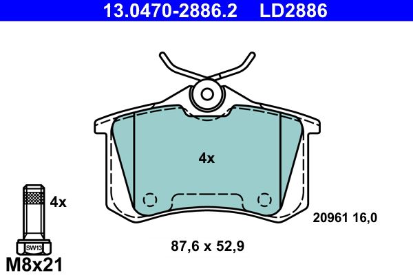 Jarrupala, levyjarru - 13.0470-2886.2