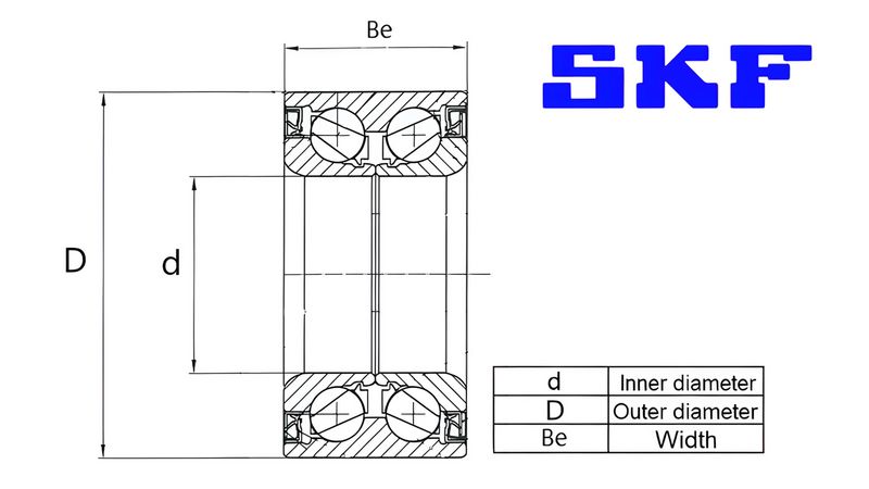 Pyöränlaakerisarja - VKBA 6720