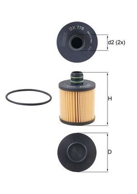 Eļļas filtrs - OX 779D