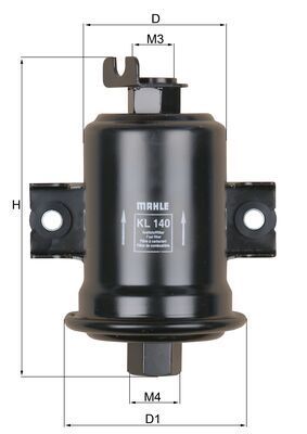 Degvielas filtrs - KL 140