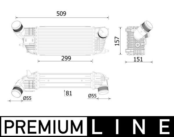 Välijäähdytin - CI 613 000P