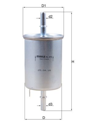Degvielas filtrs - KL 470