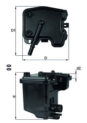 Degvielas filtrs - KL 431D