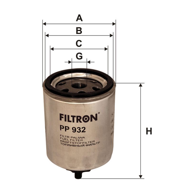 Degvielas filtrs - PP 932