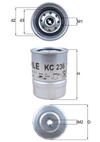 Degvielas filtrs - KC 236