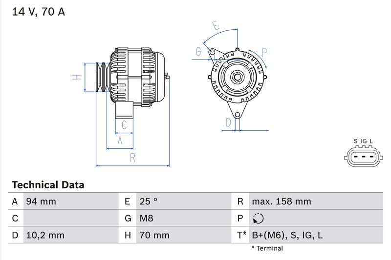 Laturi - 0 986 045 891