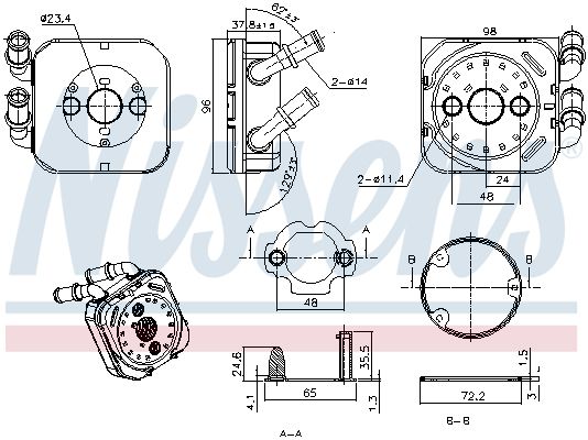 Eļļas radiators, Motoreļļa - 91583