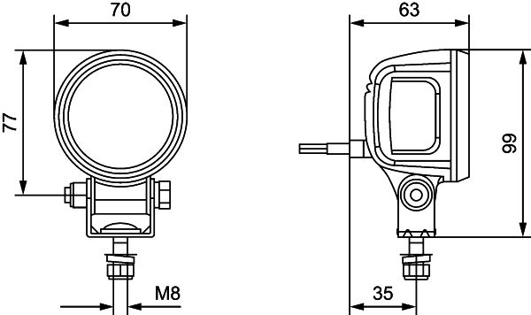 Työvalo - 1G0 996 210-011