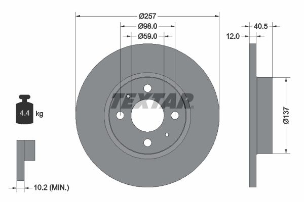 Bremžu diski - 92236703