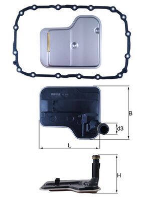 Hidraulikas filtrs, Automātiskā pārnesumkārba - HX 240D