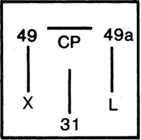 Pagrieziena signāla pārtraucējs - 4AZ 003 787-071