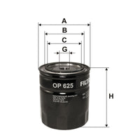 Eļļas filtrs - OP 625