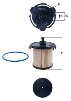 Degvielas filtrs - KX 387D
