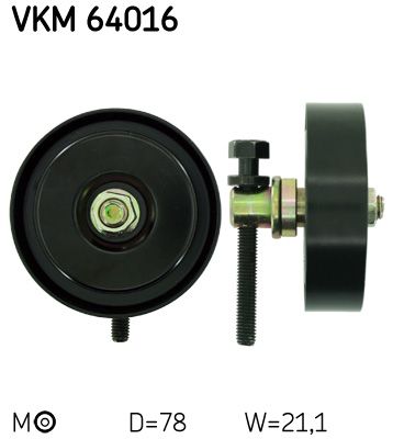 Ohjainrulla, moniurahihna - VKM 64016