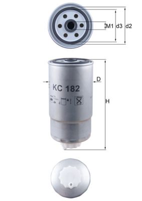 Degvielas filtrs - KC 182