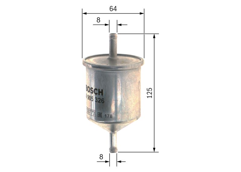 Polttoainesuodatin - 0 450 905 326
