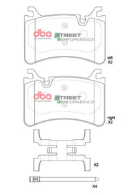 Brake Pads Street Performance | Rear Axle - DB15215SP