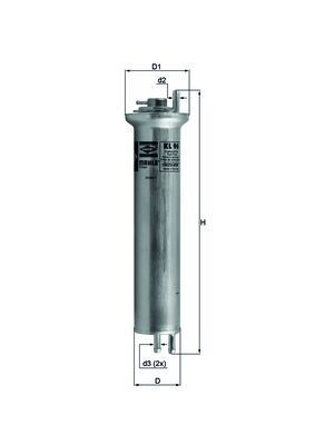 Degvielas filtrs - KL 96