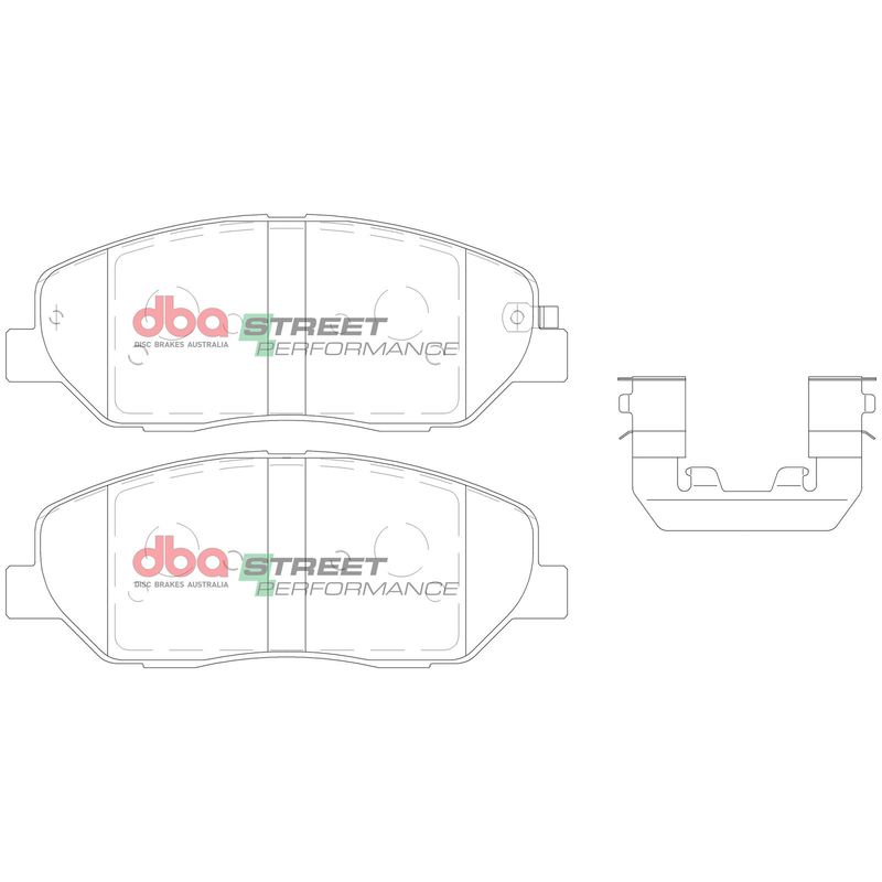 Brake Pads Street Performance | Front Axle - DB2034SP