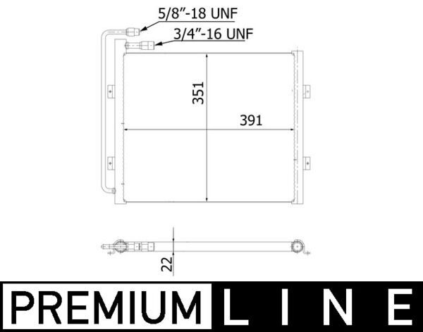 Lauhdutin, ilmastointilaite - AC 940 000P