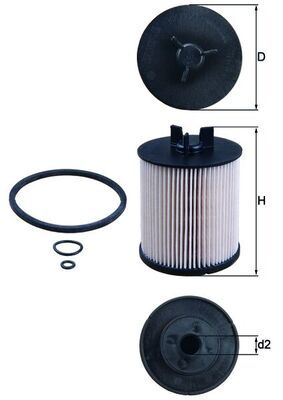 Degvielas filtrs - KX 86/1D