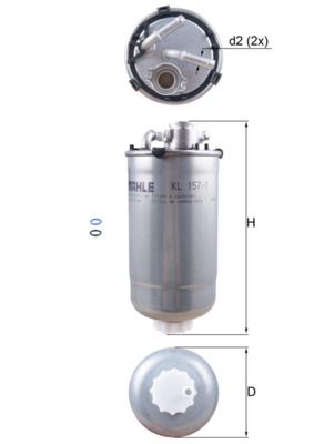 Degvielas filtrs - KL 157/1D