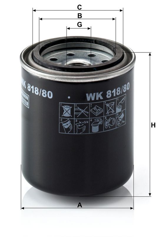 Degvielas filtrs - WK 8188