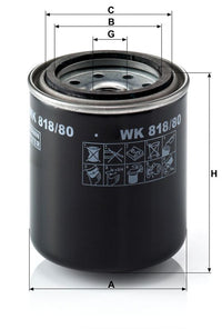 Degvielas filtrs - WK 8188