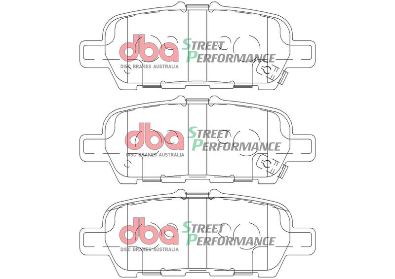 Brake Pads Street Performance | Rear Axle - DB2340SP