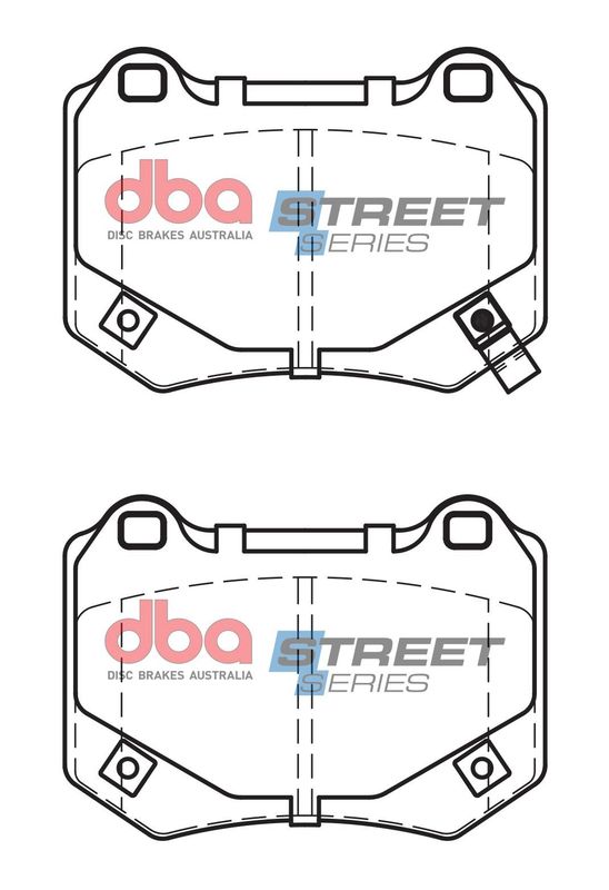 Brake Pads Street Series Ceramic | Rear Axle - DB15007SS