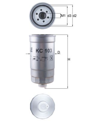 Degvielas filtrs - KC 103