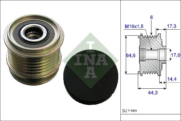 Ģeneratora skriemelis - 535 0130 10