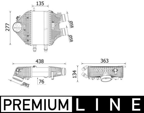 Välijäähdytin - CI 618 000P