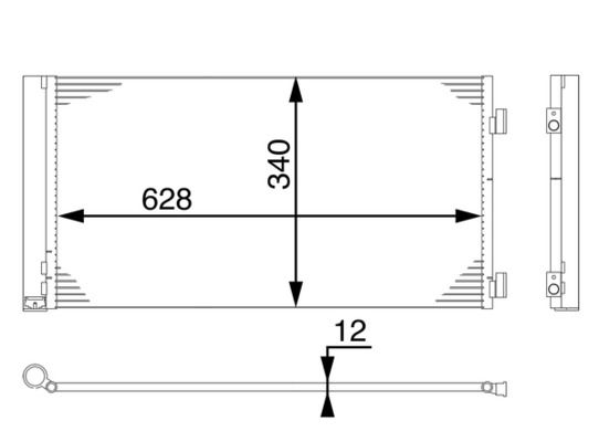 Lauhdutin, ilmastointilaite - AC 751 000S