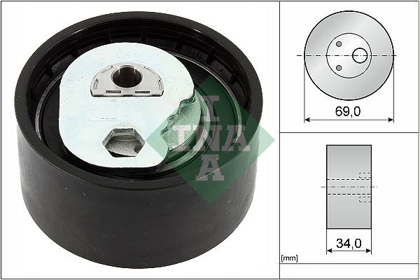 Zobsiksnas spriegotājrullis - 531 0941 10