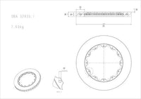 5000 series - T3 Slotted - Rotor Only - DBA52935.1S